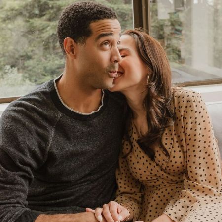 Meena Harris and her spouse Nikolas Ajagu